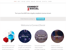 Tablet Screenshot of connect2social.com